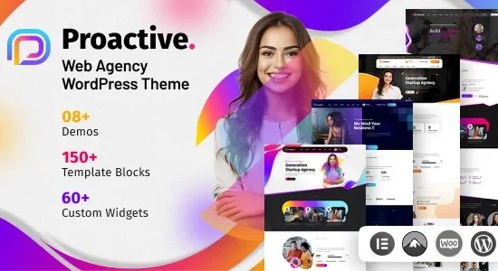 Proactive - Web Design Agency WordPress Theme