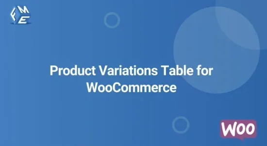 Product Variations Table for WooCommerce