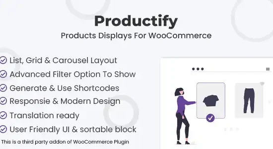 Productify Products Displays For WooCommerce