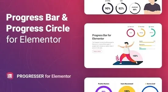 Progresser 1.0.5 – Progress Bar and Progress Circle for Elementor