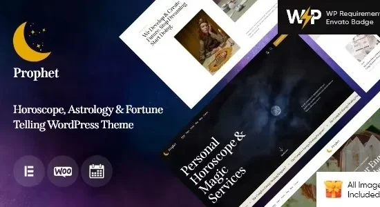 Prophet– Horoscope,Astrology & Fortune Telling WordPress Theme