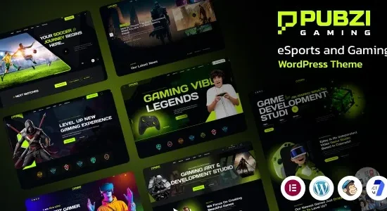 Pubzi – eSports and Gaming WordPress Theme