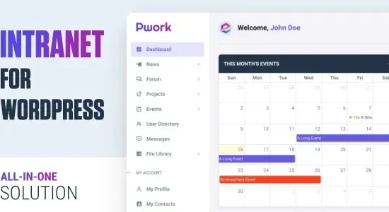 Pwork 1.3.2 – Intranet For WordPress