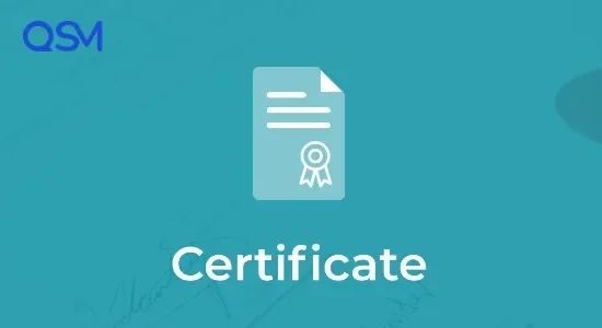 QSM Certificate 1.3.3