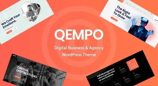 Qempo 1.3.8 – Digital Agency Services WordPress Theme