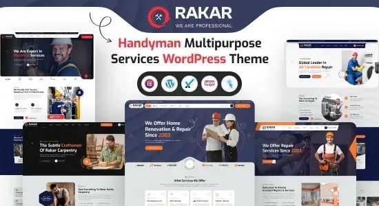 Rakar - Multipurpose Services WordPress Theme