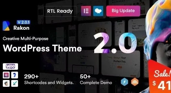 Rakon 2.2.3 – Creative Multi-Purpose WordPress Theme