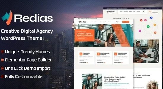 Redias - Creative Digital Agency WordPress Theme