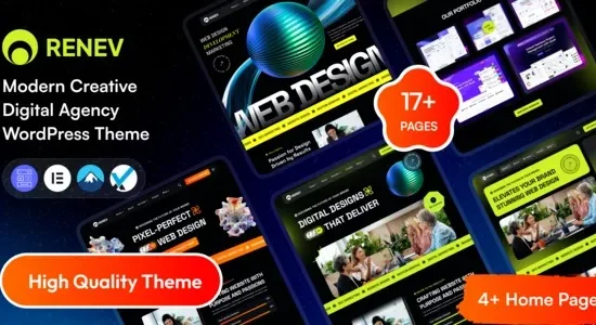 Renev– Creative Digital Agency WordPress Theme