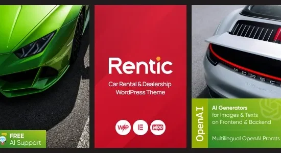 Rentic 1.0 – Car Rental & Dealership WordPress Theme