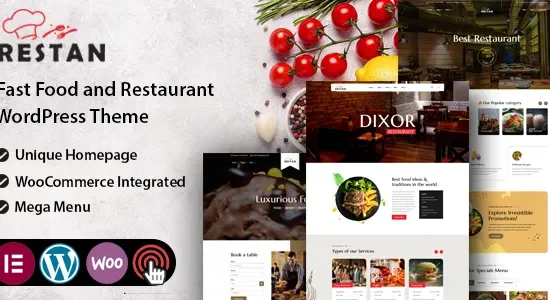 Restan - Restaurant WordPress Theme