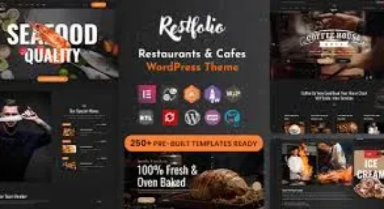Restfolio – Elementor Restaurants & Cafes WordPress Theme