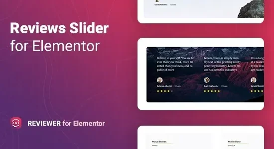 Reviewer – Reviews Slider for Elementor