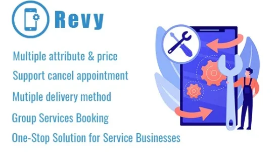 Revy - WordPress booking system for repair service industries