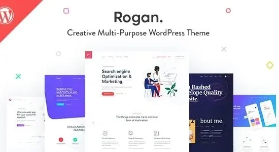 Rogan – Creative Multipurpose WordPress Theme for Agency, Saas, Portfolio