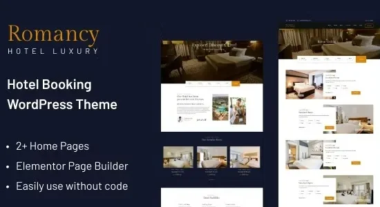 Romancy – Hotel Booking WordPress Theme
