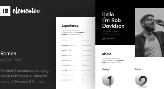 Romea – Personal Portfolio WordPress Theme