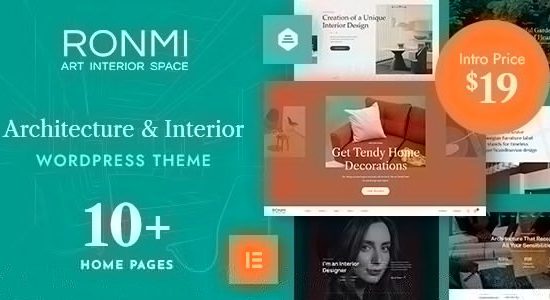 Ronmi 1.2.5 – Architecture and Interior Design WordPress Theme