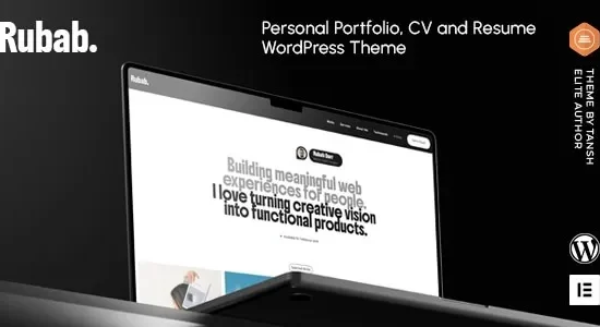 Rubab - Personal Portfolio WordPress Theme