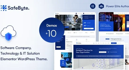 Safebyte Technology & IT Solutions WordPress Theme