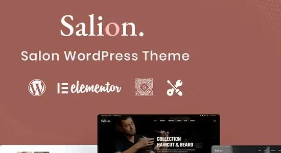 Salion - Hair Salon WordPress Theme