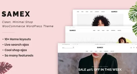 Samex - Clean, Minimal Shop WooCommerce WordPress Theme