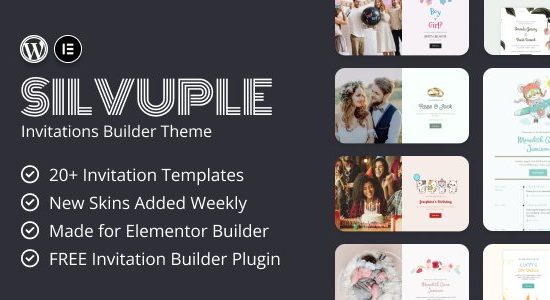 Silvuple Online Invitation Maker Theme
