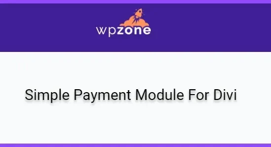 Simple Payment Module For Divi