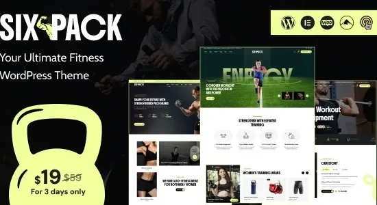 SixPack - Fitness WordPress Theme