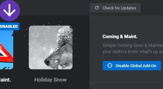 Slider Revolution Coming Soon & Maintenance Add-on