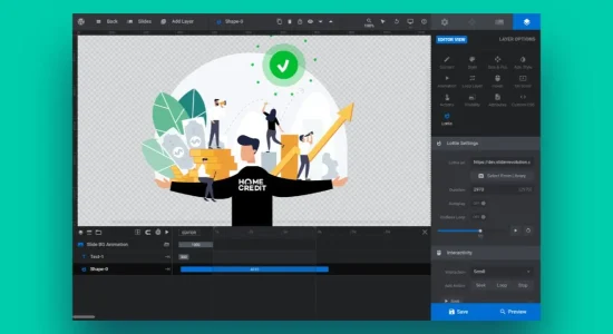 Slider Revolution Lottie Add-On