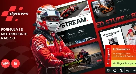 Slipstream – Formula 1 & Motorsports Racing WordPress Theme