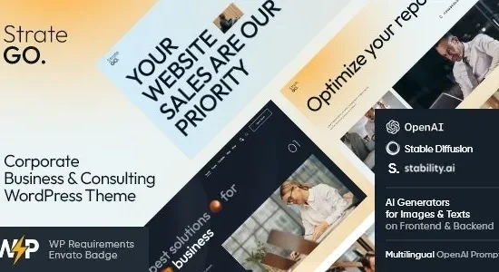 Stratego - Corporate Business & Consulting WordPress Theme