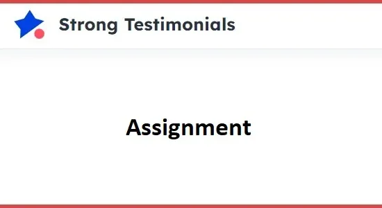 Strong Testimonials Assignment