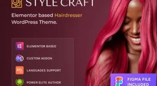 Style Craft – Hairdresser & Hair Salon WordPress Theme