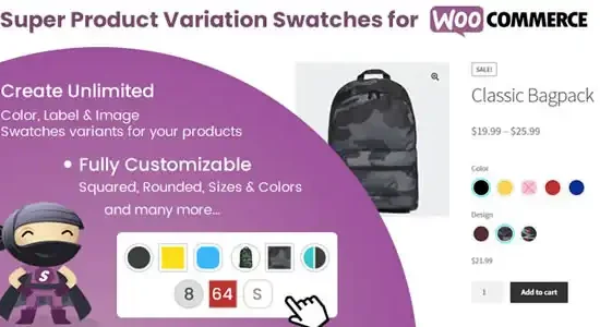 Super Product Variation Swatches for WooCommerce