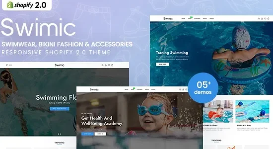 Swimic - Swimwear, Bikini Fashion & Accessories Responsive Shopify 2.0 Theme