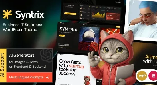 Syntrix - Business IT Solutions WordPress Theme