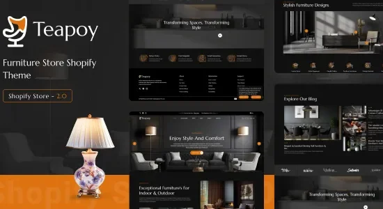 Teapoy - Furniture Store Shopify Theme