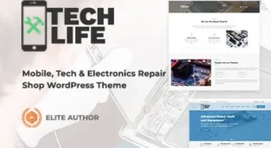 TechLife – Mobile, Tech & Electronics Repair Shop WordPress Theme