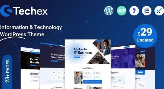 Techex 1.0.9 – IT Solutions & Technology WordPress Theme