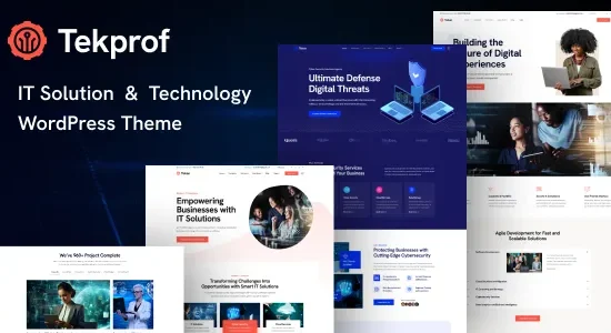 Tekprof - IT Solution & Technology Elementor WordPress Theme