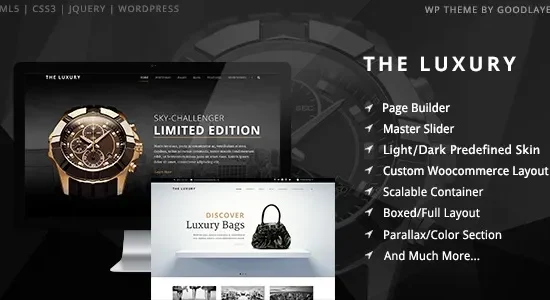 The Luxury Dark Light Responsive WordPress