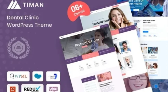 Timan – Dental Clinic WordPress Theme