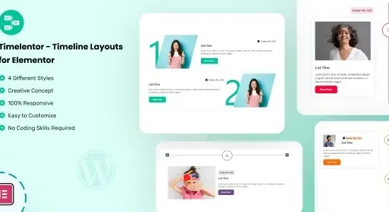 Timelentor – Timeline Layouts for Elementor