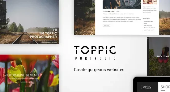 TopPic - Portfolio Photography Theme