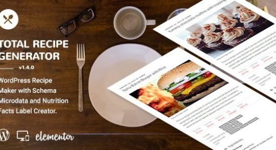 Total Recipe Generator - WordPress Recipe Maker with Schema and Nutrition Facts