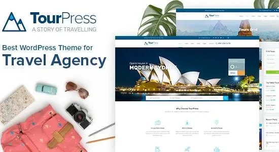TourPress - Travel Booking WordPress Theme