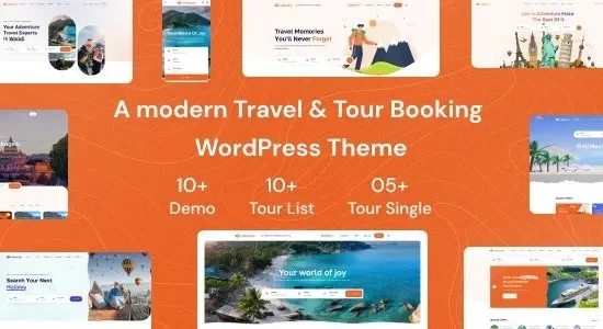 Tourio - Travel & Tour Booking WordPress Theme