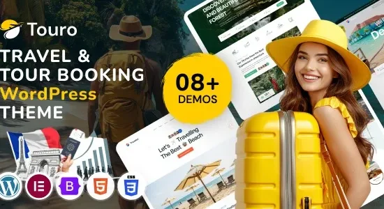 Touro – Travel & Tour Booking Agency WordPress Theme